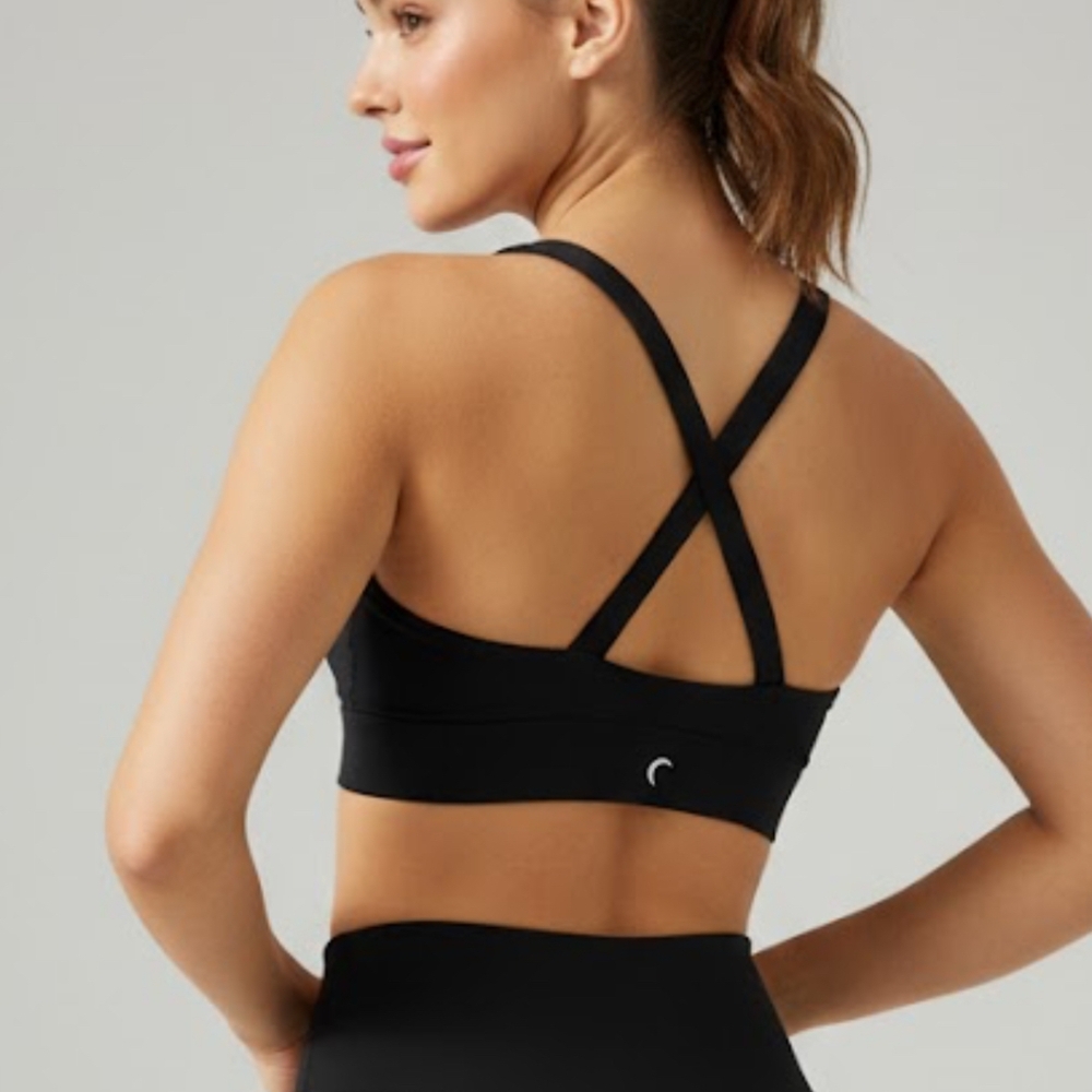 ZYIA Black Cross-Back Sports Bra